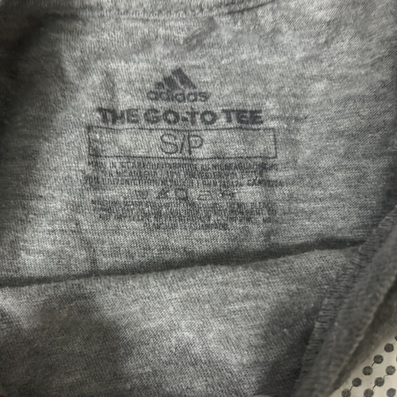 adidas gray shirt size small - Picture 2 of 3